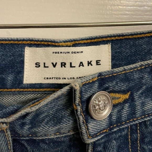SLVRLAKE Beatnik High Rise Slim Jean in Trouble Maker New with Tags! - Picture 5 of 9